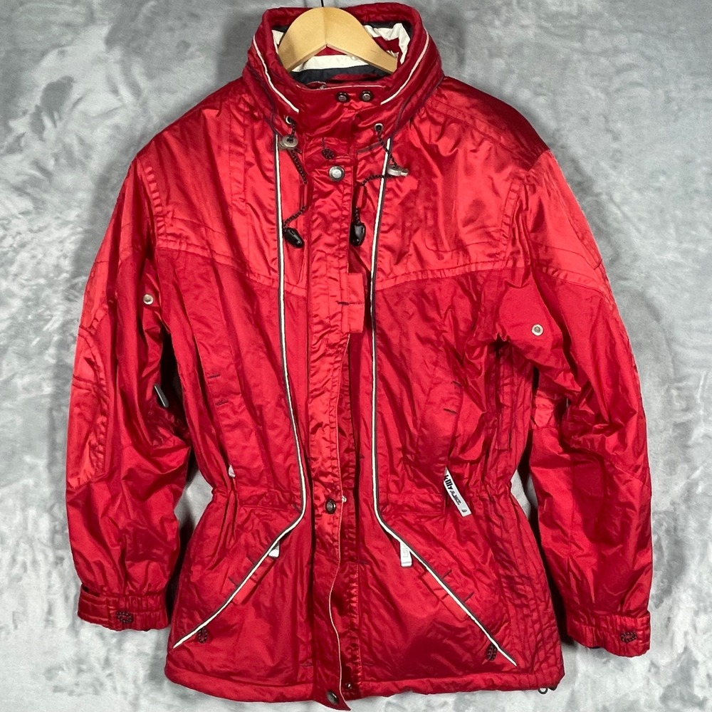 Killy Master Tech A.W.T. Red Ski Jacket RECCO Rescue System Women's Size 4